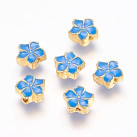 Des perles d'émail en alliage, fleur