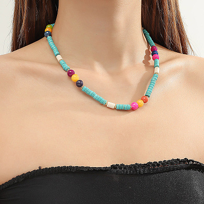 Natural Turquoise Necklace Vintage Bohemian Necklace Jewelry Bohemian Necklace