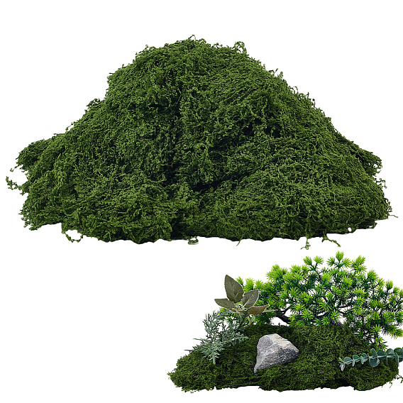 1 шт. полиэстер искусственный мох, для украшения дома на свадьбу своими руками