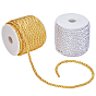 2 couleurs 3 cordon tressé en polyester, corde torsadée, pour les découvertes de bijoux de cordon