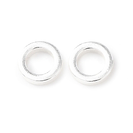 Латунные соединительные колечки, плоская форма кольца, стойки покрытие, долговечный, без кадмия и без свинца