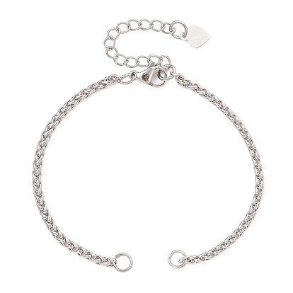 304 изготовление браслетов цепочек из нержавеющей стали пшеницы, не тускнеет