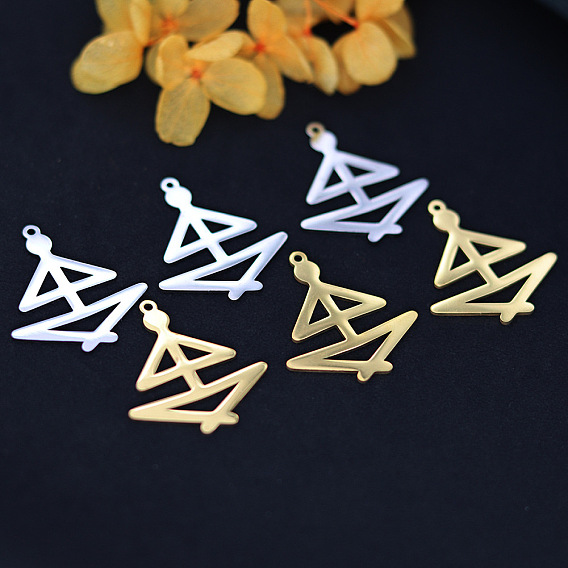 201 подвески из нержавеющей стали, лазерная резка, очарование позы йоги