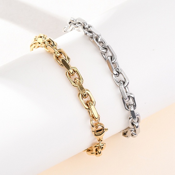 304 браслеты-цепочки из нержавеющей стали для женщин и мужчин