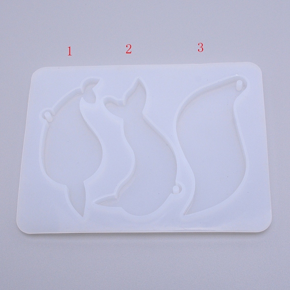 Self Defence Keychain Silicone Molds, Non-Contact Door Opener Silicone Mold, for Door Handles, Elevator Buttons and Public Equipment