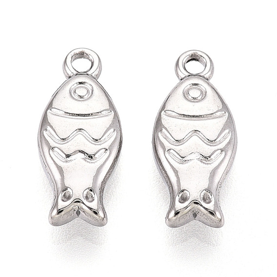 304 Stainless Steel Fish Charms