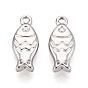 304 Stainless Steel Fish Charms