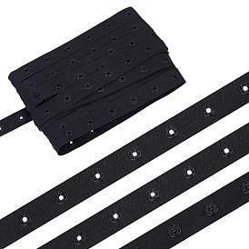 10 ярдов пластиковой ленты с кнопками, швейная застежка полиэфирная лента