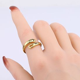 Stylish Hollow Cross Ring in Pure Silver - S925 Trendy Open Design for Fashionable Look