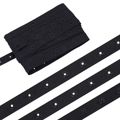 10 ярдов пластиковой ленты с кнопками, швейная застежка полиэфирная лента