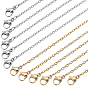 20 шт. 2 цвета 304 набор цепочек из нержавеющей стали