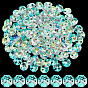 120Piezas de diamantes de imitación de vidrio para coser, octágono, facetados