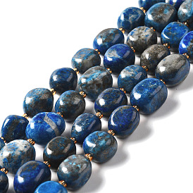 Natural Lapis Lazuliib Beads Strands, Oval