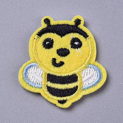 Computerized Embroidery Cloth Iron on/Sew on Patches, Costume Accessories, Appliques, Bees