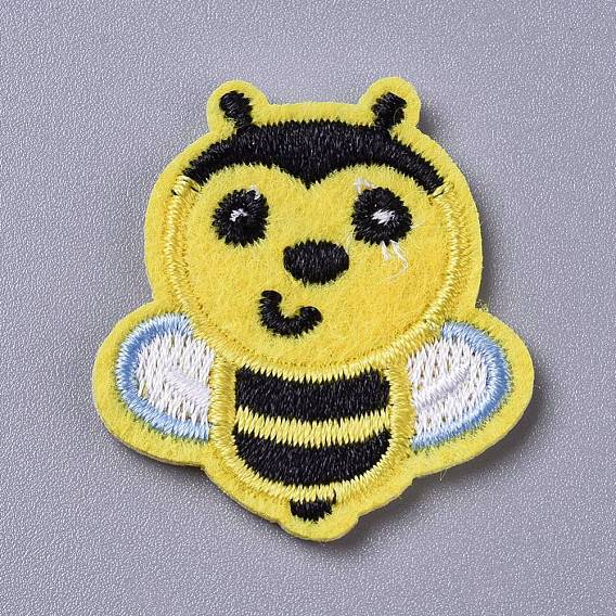 Computerized Embroidery Cloth Iron on/Sew on Patches, Costume Accessories, Appliques, Bees