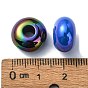 Opaque Acrylic European Beads, AB Color, with Large Hole Beads