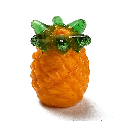 Бусины лэмпворк , ананас