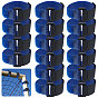 Nylon Cable Straps, with ABS Plastic Clasps and Hook and Loop Fastener