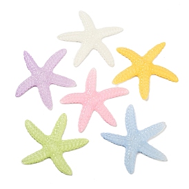 Translucent Resin Sea Animal Decoden Cabochons, Starfish