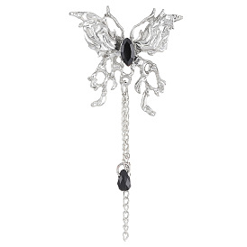 Alliage émail Broche, papillon vêtements accessoires collier broche poitrine fleur