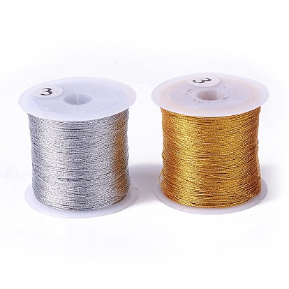 Metallic Thread, for Jewelry Making and Embroidery, Round