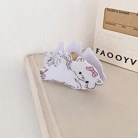 Cellulose Acetate Claw Hair Clips, Cat Shape
