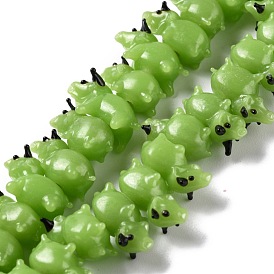 Handmade Lampwork Beads, Bumpy, Cattle