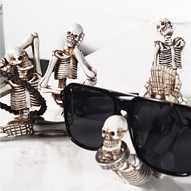 Ornement dhalloween, Figurines de squelette de yoga en résine, décoration de la maison