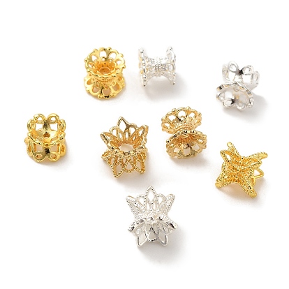 Шапочки и конусы для бусин, латунные, долговечный, без кадмия и без свинца