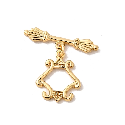 Латуни Переключить застежками, ромб со стрелкой, без никеля 