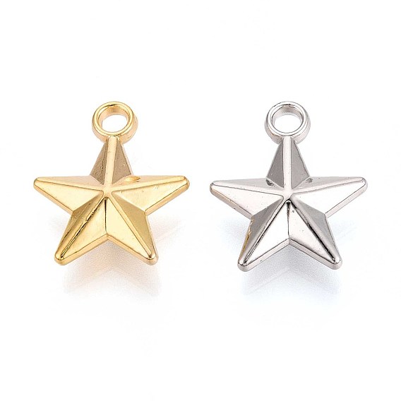 Пластмассовые подвески ccb, звезда