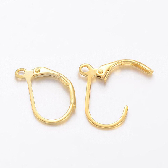 JK Findings, Yellow Gold Filled Leverback Earring Findings, 1/20 14K Gold Filled