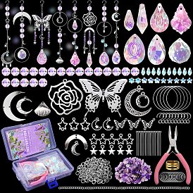 350шт. наборы для самостоятельной сборки стеклянных хрустальных ловцов солнца