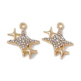 Сплава кристалла горный хрусталь подвески, звезда очарование