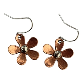 Сплав мотаться серьги, цветок