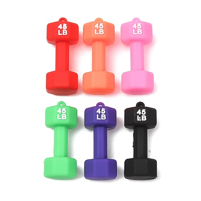 Colgantes de plástico de pvc, 45libras mancuernas chamrs