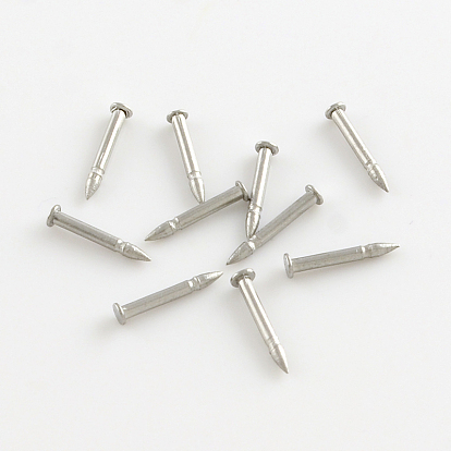 304 Stainless Steel Tie Tacks Lapel Pin Brooch Findings