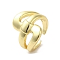 Rack Plating Brass Finger Ring, Cuff Ring, Long-Lasting Plated, Cadmium Free & Lead Free