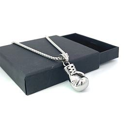 Мужская подвеска в виде боксерской перчатки из нержавеющей стали спортивные ожерелья