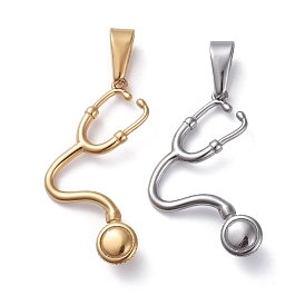 304 Stainless Steel Pendants, Echometer Shape