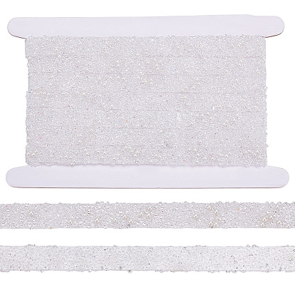 1 рулонные синтетические стразы с пластиковой отделкой в виде бусин, имитирующих жемчуг, лента для горячей фиксации с клейкой основой, для поделок искусства, шитье