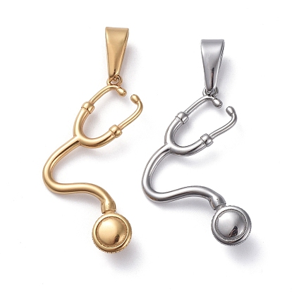 304 Stainless Steel Pendants, Echometer Shape