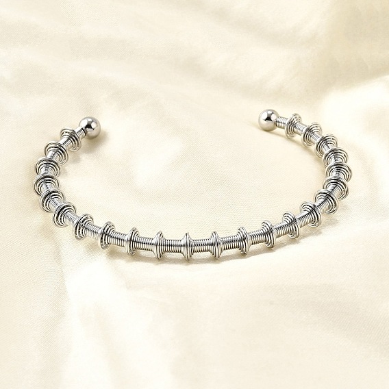 304 браслеты-манжеты из нержавеющей стали для женщин