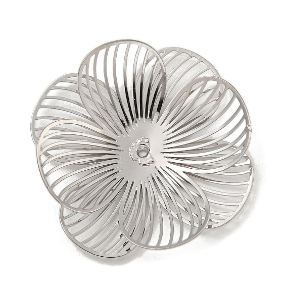 Стойки обшивки латунь крышки шарика, долговечный, без кадмия, без никеля и без свинца, цветок