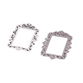 Photo Frame Carbon Steel Cutting Dies Stencils, for DIY Scrapbooking/Photo Album, Decorative Embossing DIY Paper Card