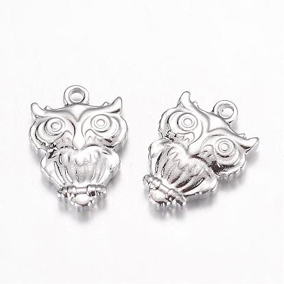 201 Stainless Steel Pendants, Owl