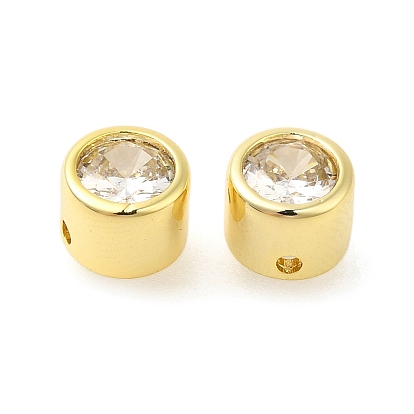 Плоскость стойка колонна покрытие латунь микропаве прозрачные кубические циркониевые бусины, долговечный, без свинца и без кадмия