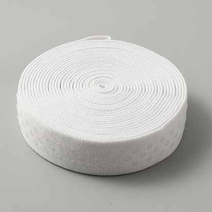 5 mètres de bande élastique antidérapante en silicone polyester pour projet de couture de vêtements, plat à pois