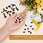 Gorgecraft 51Pcs 2 Styles Track Shoes DIY Accessories, Including Steel Nail Buckles, Rubber Staple Remover