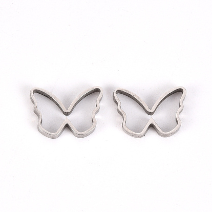 201 Stainless Steel Linking Rings, Butterfly